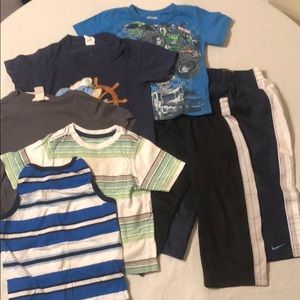 Boys 2T shirts and pants: 7 items